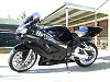 Quality Polishing example of Another of the Black bike